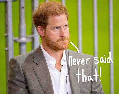 Prince Harry Blasts Report Claiming He Said ‘Those Brits Need To Learn A Lesson’ Before Oprah Interview! - perezhilton.com