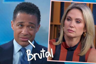 The Behind-The-Scenes Drama Of T.J. Holmes & Amy Robach's Awkward Removal From GMA3 Revealed -- Details HERE! - perezhilton.com