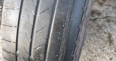 Police catch driver speeding at 92mph with bald tyres on icy Ayrshire road - www.dailyrecord.co.uk