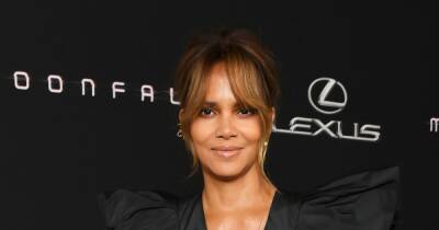 Halle Berry, 55, wows in plunging minidress on red carpet with Heidi Klum - www.ok.co.uk - California