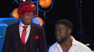Nick Cannon Had 'Baby Mama Drama' After Kevin Hart Gifted Him a Vending Machine Full of Condoms (Exclusive) - www.etonline.com - county Cannon