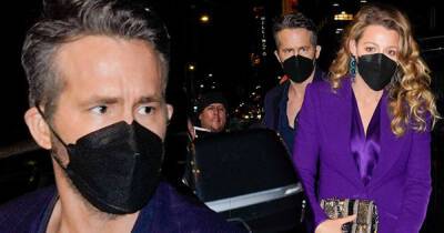 Ryan Reynolds and Blake Lively leaving Hugh Jackman's The Music Man - www.msn.com - USA - New York