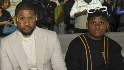 Usher Jokes Son Naviyd Was Trying to Act 'Super Cool' Like a 'Typical 13-Year-Old' at Fashion Show (Exclusive) - www.etonline.com - Los Angeles - California - county Ross - Alabama