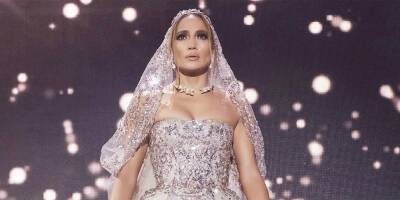 Jennifer Lopez's Wedding Gown in 'Marry Me' Weighed Almost 100 Pounds! - www.justjared.com