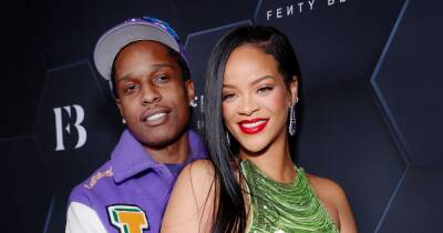 Rihanna's boyfriend A$AP Rocky sweetly holds her bump during PDA-packed appearance - www.ok.co.uk - Los Angeles