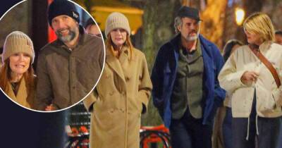 Mark Ruffalo and Julianne Moore double date with spouses in NYC - www.msn.com - Britain - New York
