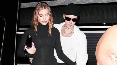 Hailey Baldwin Justin Bieber Hold Hands Arriving For After Party Before Shooting Incident – Photos - hollywoodlife.com - Los Angeles