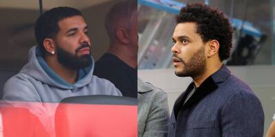 Drake & The Weeknd Watch The Super Bowl 2022 From The Stands - www.justjared.com - Los Angeles - city Inglewood