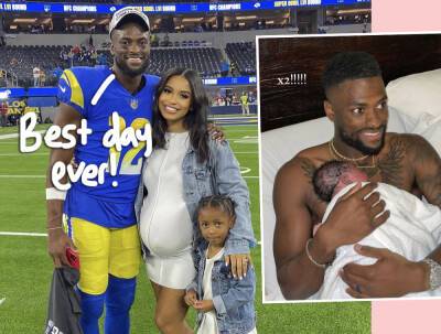 Rams Star Van Jefferson Welcomes Second Baby After Wife Samaria Went Into Labor Mid-Super Bowl! - perezhilton.com - Los Angeles - Indiana - county Story