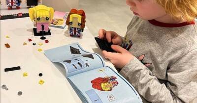 Geri Horner gushes over son as he makes Ginger and Baby Spice out of Lego - www.ok.co.uk