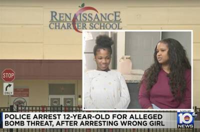 Florida Police Fooled By 12-Year-Old Into Throwing WRONG Child In Jail For WEEKS Over Bomb Threat! - perezhilton.com - Florida - state Mississippi - county Pine