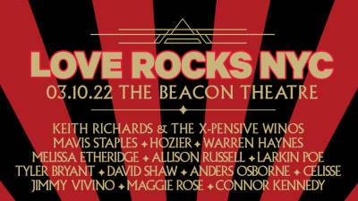 Keith Richards, Mavis Staples to Headline Love Rocks NYC Benefit Concert - variety.com - New York - New York