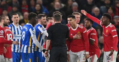 Brighton manager Graham Potter accuses Manchester United players over controversial red card - www.manchestereveningnews.co.uk - Manchester