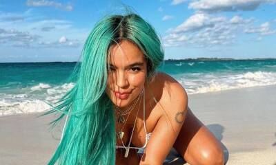Karol G forgot her bikini! Colombian superstar shares suggestive pictures of herself submerged in the ocean - us.hola.com - Colombia