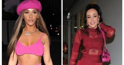 Chelsee Healey gives Barbie vibes in daring pink cropped top and Steph Davies steps out with new man after having botox - www.manchestereveningnews.co.uk - Paris - Manchester