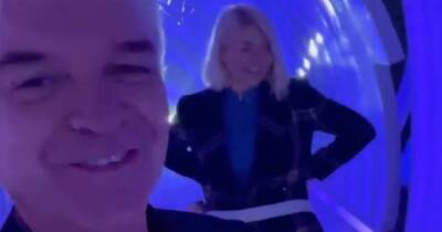 Holly Willoughby screams as she and Phillip practice Dancing on Ice 'first' in hilarious video - www.ok.co.uk