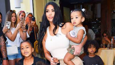 Kim Kardashian Takes Kids North, 8, Chicago, 4, Psalm, 2, Out For Fun Afternoon At Trampoline Park Amid Kanye Drama - hollywoodlife.com - Chicago