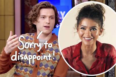 Tom Holland Sets The Record Straight On Purchasing A House With Zendaya In London! - perezhilton.com - Britain - London