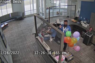 WATCH: Principal caught on video popping “Gay is OK” support balloons - www.metroweekly.com - county Banner