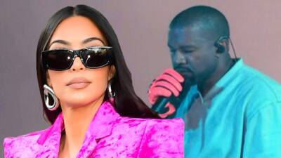 Kanye West Plays Kim Kardashian's 'SNL' Monologue During 'Donda 2' Listening Event - www.etonline.com - Miami