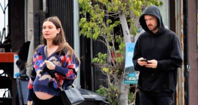 Aaron Paul's Pregnant Wife Lauren Parsekian Flashes Bare Baby Bump During Breakfast Outing - www.justjared.com