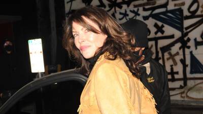 Lara Flynn Boyle, 51, Rocks Fringe Jacket As She’s Seen In Rare Photos On Night Out - hollywoodlife.com - Los Angeles - Texas