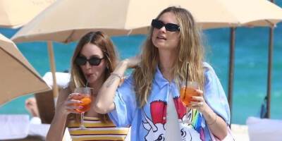 Behati Prinsloo Enjoys a Sunny Beach Day in Miami (See Pics!) - www.justjared.com - Miami - Florida - county Lawrence