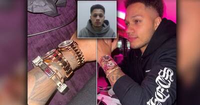 Flash 'Fakehippo' cocaine dealer who flaunted gold watches from £100k designer haul is caught after a year on the run - www.manchestereveningnews.co.uk - Britain - Manchester