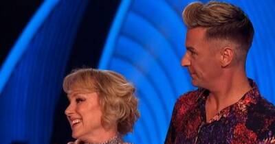 'Don't say that!': Sally Dynevor apologises as she makes honest admission ahead of ITV Dancing On Ice exit - www.manchestereveningnews.co.uk - county Metcalfe