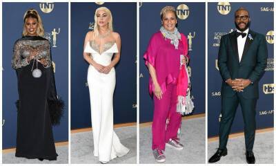Celebrities take a moment to show support for Ukraine at the 2022 SAG Awards Red Carpet - us.hola.com - Ukraine - Russia