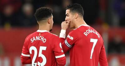 Jadon Sancho told he needs to learn from Cristiano Ronaldo at Manchester United - www.manchestereveningnews.co.uk - Manchester - Sancho