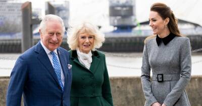 Kate Middleton beams as she carries out first ever engagement with Charles and Camilla - www.ok.co.uk - London