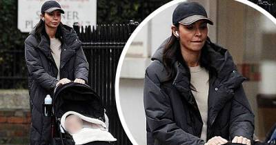 Christine Lampard wraps up warm as she steps out for stroll with son - www.msn.com - London - county Bradley - county Walsh