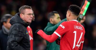 Ralf Rangnick questioned over treatment of Manchester United star Jesse Lingard - www.manchestereveningnews.co.uk - Manchester
