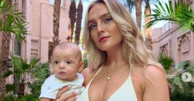 Perrie Edwards flaunts incredible figure on holiday in Dubai with baby Axel - www.ok.co.uk - Dubai