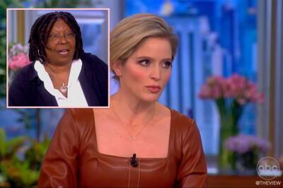 The View’s Sara Haines Defends Whoopi Goldberg After Fans Say Her 2-Week Suspension Isn’t Enough - perezhilton.com