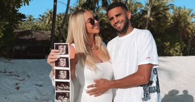 Taylor Ward announces she's pregnant with footballer beau Riyad Mahrez - www.ok.co.uk - Greece - Maldives