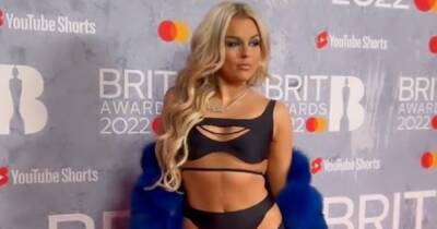 Scots singer Tallia Storm sends pulses racing as she arrives at The Brits in daring outfit - www.dailyrecord.co.uk - Scotland - London - Las Vegas