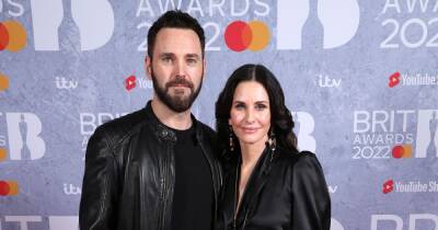 Courteney Cox makes rare cosy appearance with musician beau Johnny McDaid at Brit Awards - www.ok.co.uk - USA