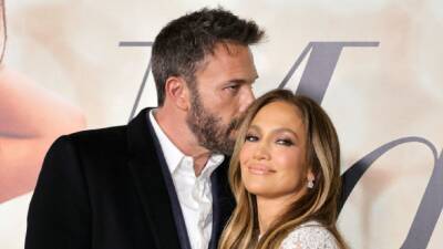 Jennifer Lopez Says She's 'Super Happy' as Ben Affleck Supports Her at 'Marry Me' Premiere (Exclusive) - www.etonline.com - Los Angeles