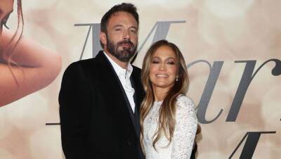 Jennifer Lopez Ben Affleck Share A Sweet Kiss At ‘Marry Me’ Premiere In LA — Photos - hollywoodlife.com - Los Angeles