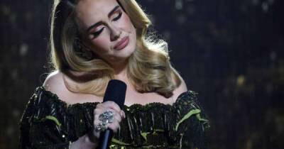 Adele sparks engagement rumours wearing diamond ring at the BRIT Awards 2022 with Mastercard - www.msn.com - New York - USA - Las Vegas