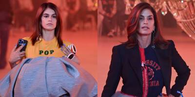 Mom & Daughter Duo Cindy Crawford & Kaia Gerber Walk In Off-White's Paris Fashion Show - www.justjared.com - France