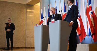 Boris Johnson launches scathing attack on Putin's 'barbaric' tactics in Ukraine - www.manchestereveningnews.co.uk - Britain - county Johnson - Ukraine - Russia - Poland - city Warsaw