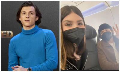 Tom Holland happily hangs out with fan sitting next to him on a flight - us.hola.com - county Andrew - city Holland, county Andrew