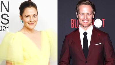 Drew Barrymore Gets Sam Heughan To Admit His Relationship Status After Kissing Mystery Woman - hollywoodlife.com - Australia - Scotland - New York