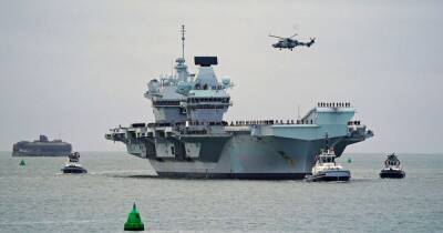 Britain's largest naval warship heading to Scotland - www.dailyrecord.co.uk - Britain - Scotland - city Portsmouth