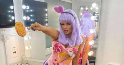 Emily Atack stuns in Katy Perry outfit as she morphs into pop star - www.msn.com - Britain - city Murray