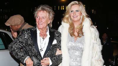 Rod Stewart, 77, Wife Penny Lancaster, 50, Match In Silver On Date Night At Annabel’s — Photo - hollywoodlife.com - Britain - Ukraine