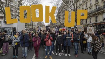 Adam McKay’s ‘Don’t Look Up’ Inspires Climate Change Activists in France - variety.com - France - Paris